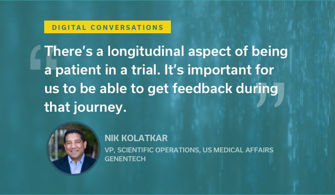 Digital Conversations Podcast Guest Nik Kolatkar of Genentech